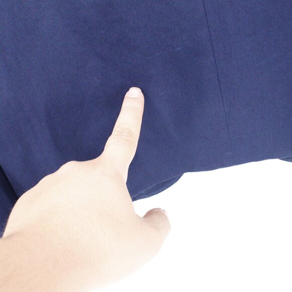 J Crew Sport Coat Mens 44L Ludlow larusmiani Two Button Blue Cotton Stretch - Picture 15 of 15